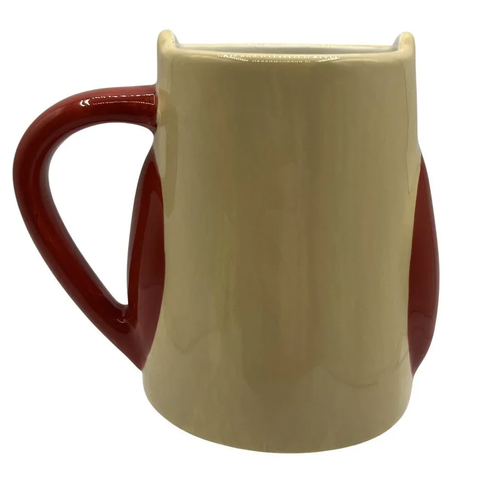 Owl Ceramic Coffee Mug 3D Large Collectable Funny Cocoa Tea Cup By Tag Artsy